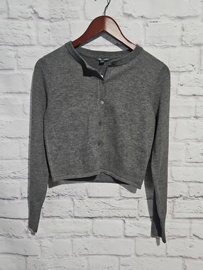 Wild Fable Cropped Gray Cardigan